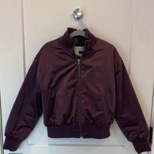 Girls Purple Bomber Jacket